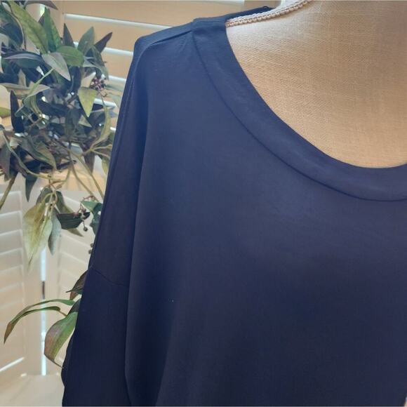 STELLA & DOT NEW BUCKLE UP COLD SHOULDER BLOUSE SIZE XXL - Picture 3 of 12